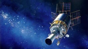 Space War Laser Armed Satellite.